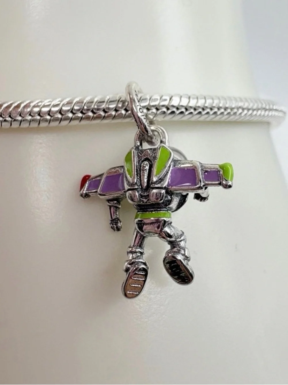 Like new Pandora Disney Pixar Toy Story Buzz Lightyear Dangle Charm Sterling Sil
